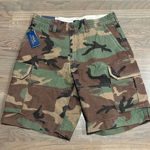 Polo Ralph Lauren Mens Camo Cargo Shorts - NWT!